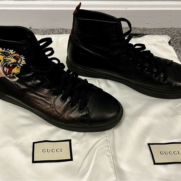 Gucci Tiger High Top Trainer - Picture 1 of 8